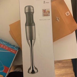Brand new kitchen aid hand mixer.